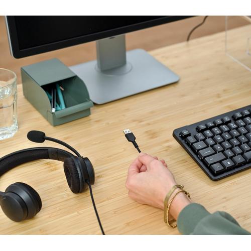 Trust HS-260 Headset Bedraad Neckband Kantoor/callcenter USB Type-A Zwart - Image 2
