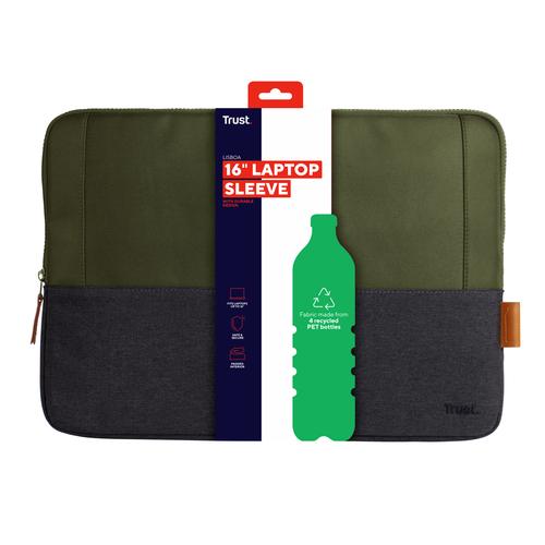 Trust Lisboa 40,6 cm (16") Opbergmap/sleeve Groen - Image 4