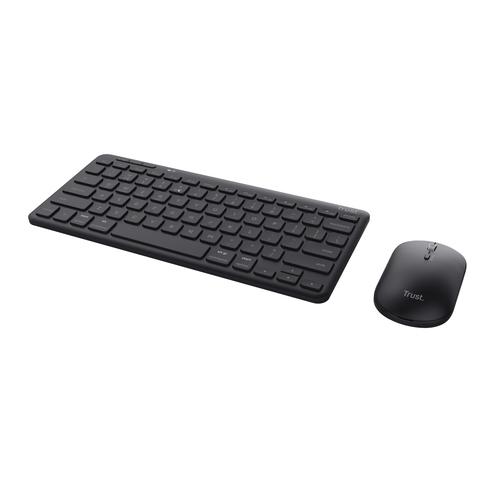 Trust Lyra toetsenbord Inclusief muis Kantoor RF-draadloos + Bluetooth QWERTY Engels Zwart - Image 2