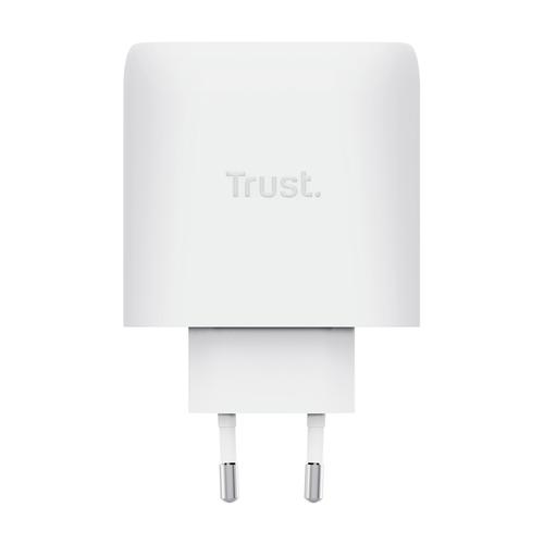 Trust Maxo 65W Universele Laptoplader - USB-C oplader – 65W vermogen – 4 poorten - 2 m kabel – Wit - Image 4