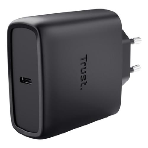 Trust Maxo GaN Laptoplader 65W - USB-C oplader – GaN-technologie – 65W vermogen – Zwart