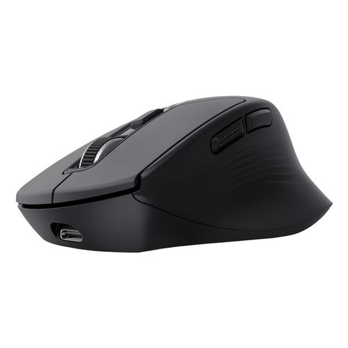 Trust Niven Draadloze Muis - Multi-device muis – USB en Bluetooth verbinding – 3200 DPI – Zwart - Image 2