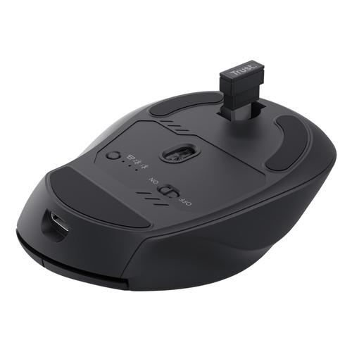 Trust Niven Draadloze Muis - Multi-device muis – USB en Bluetooth verbinding – 3200 DPI – Zwart - Image 7