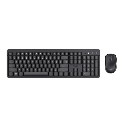 Trust Ody II toetsenbord Inclusief muis Kantoor RF Draadloos AZERTY Belgisch Zwart - Image 4