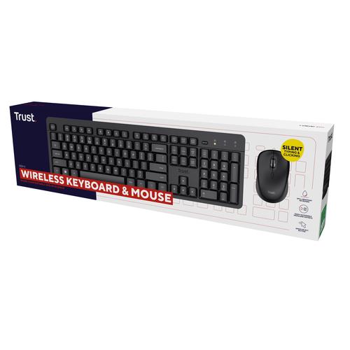 Trust Ody II toetsenbord Inclusief muis Universeel RF Draadloos QWERTY Amerikaans Engels Zwart - Image 7