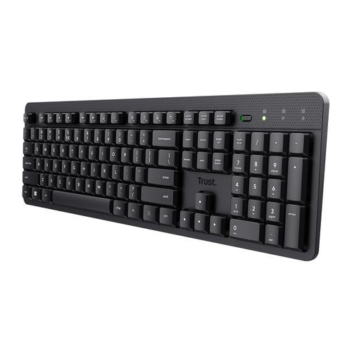 Trust Ody II toetsenbord Kantoor RF Draadloos QWERTY Amerikaans Engels Zwart - Image 1