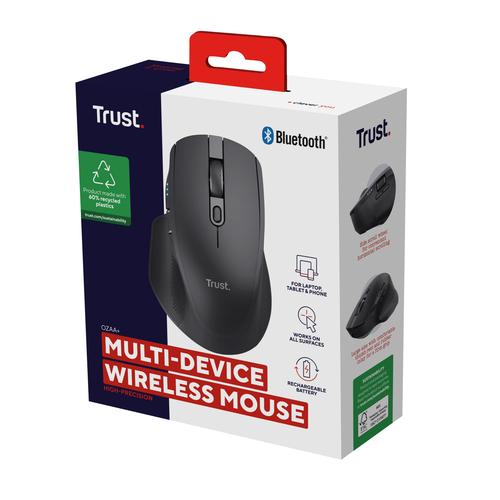 Trust Ozaa+ muis Kantoor Rechtshandig RF-draadloos + Bluetooth Optisch 3200 DPI - Image 10