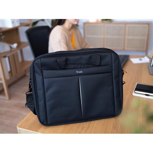Trust Primo | Laptop Schoudertas | 16 inch | Zwart - Image 5