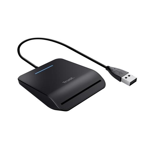 Trust Primo smart card reader Binnen USB CardBus+USB 2.0 Zwart - Image 1