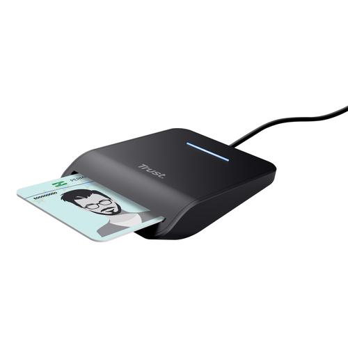 Trust Primo smart card reader Binnen USB USB Type-C Zwart - Image 2