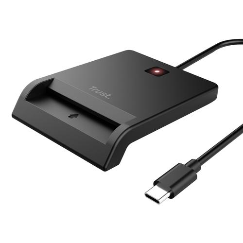 Trust Primo Smartcard Reader - Smartcardlezer – USB-C aansluiting – Compact ontwerp – Zwart - Image 3