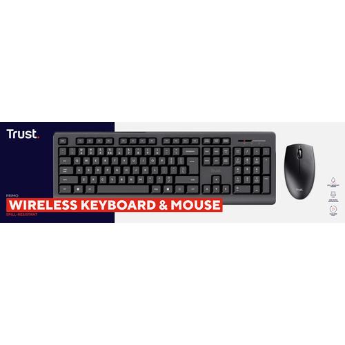 Trust Primo toetsenbord Inclusief muis Universeel RF Draadloos QWERTY Amerikaans Engels Zwart - Image 6