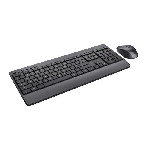Trust Trezo toetsenbord Inclusief muis Universeel RF Draadloos QWERTY Amerikaans Engels Zwart - Image 3