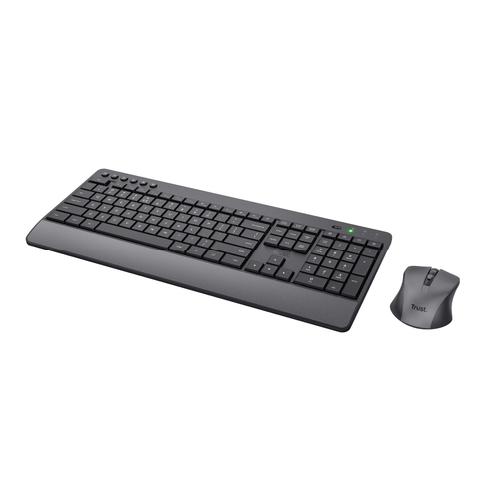 Trust Trezo toetsenbord Inclusief muis Universeel RF Draadloos QWERTY Amerikaans Engels Zwart - Image 5