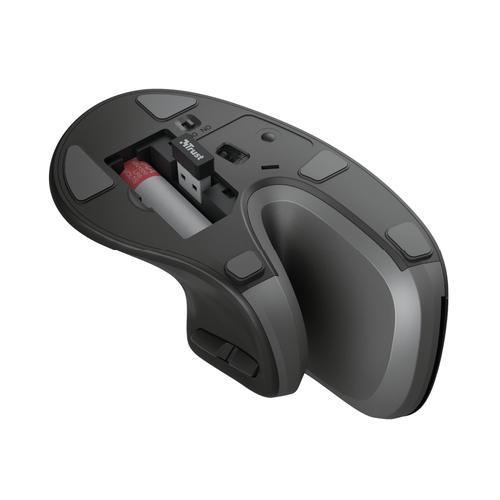 Trust Verro - Ergonomische Draadloze muis - Zwart - Image 8