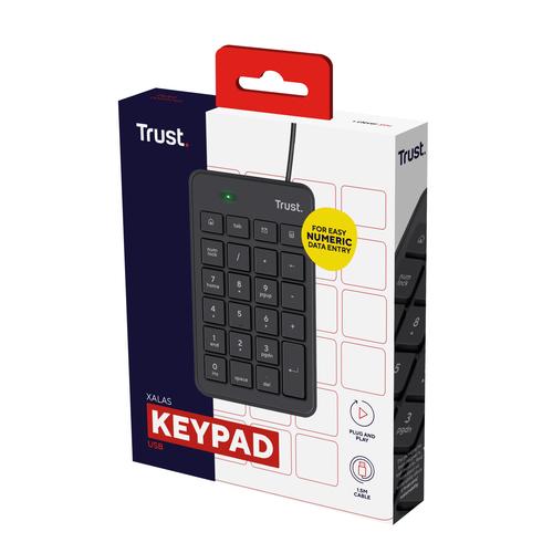 Trust Xalas - Numeriek toetsenbord - Zwart - Image 3