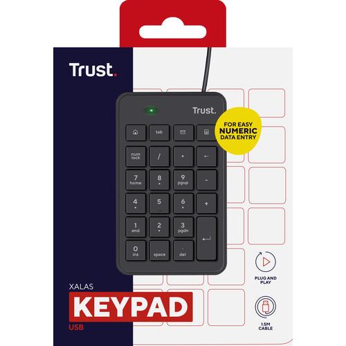 Trust Xalas - Numeriek toetsenbord - Zwart - Image 4