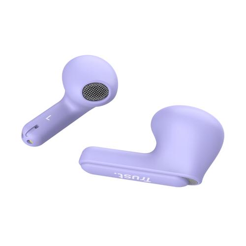 Trust Yavi Headset True Wireless Stereo (TWS) In-ear Oproepen/muziek USB Type-C Bluetooth Paars - Image 2