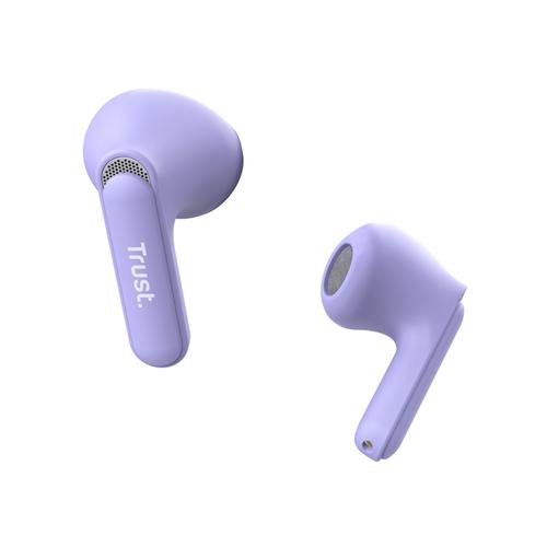 Trust Yavi Headset True Wireless Stereo (TWS) In-ear Oproepen/muziek USB Type-C Bluetooth Paars - Image 5