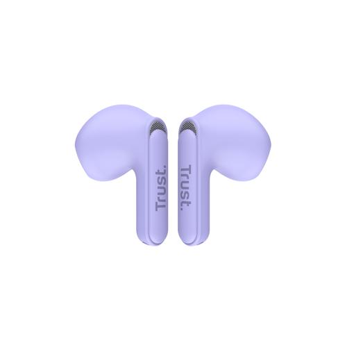 Trust Yavi Headset True Wireless Stereo (TWS) In-ear Oproepen/muziek USB Type-C Bluetooth Paars - Image 6