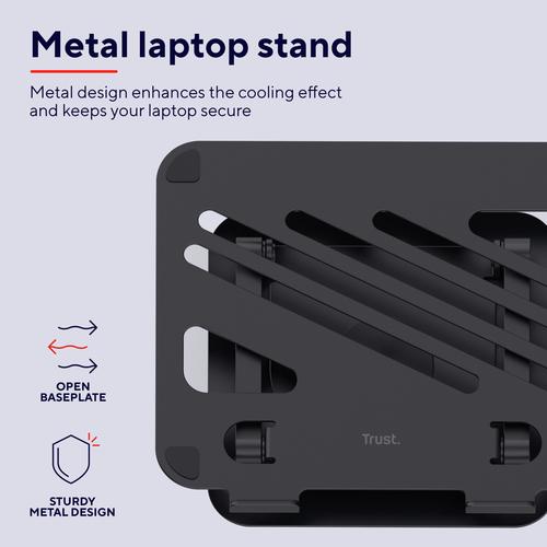 Trust Zeff Laptopstandaard Zwart 40,6 cm (16") - Image 10