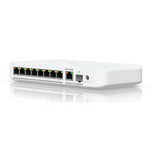 Ubiquiti UniFi Flex 2.5G PoE Managed L2 2.5G Ethernet (100/1000/2500) Power over Ethernet (PoE) Bureaublad-/wandmontage Wit - Image 1