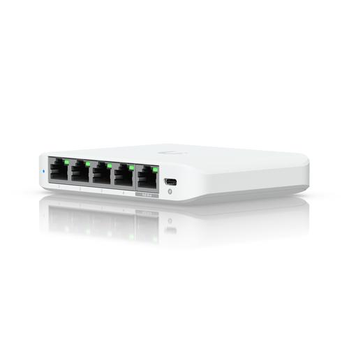 Ubiquiti UniFi Flex Mini 2.5G Managed 2.5G Ethernet (100/1000/2500) Power over Ethernet (PoE) Desktop Wit - Image 2
