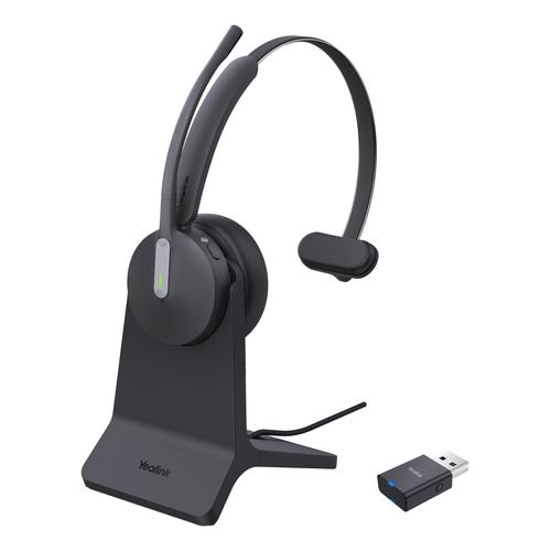 Yealink WH64 Hybird Monol met oplaadstandaard Teams Headset - Image 1