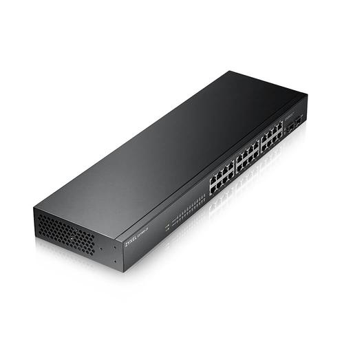 Zyxel GS-1900-24 v2 Managed L2 Gigabit Ethernet (10/100/1000) 1U Zwart - Image 1