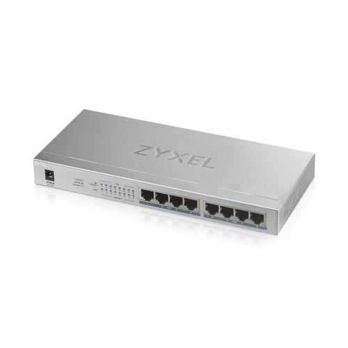 Zyxel GS1008HP Unmanaged Gigabit Ethernet (10/100/1000) Power over Ethernet (PoE) Grijs - Image 1