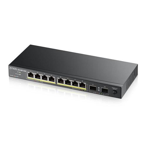 Zyxel GS1100-10HP v2 Unmanaged Gigabit Ethernet (10/100/1000) Power over Ethernet (PoE) Zwart - Image 1