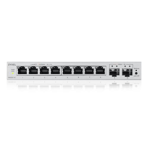 Zyxel GS1200-10v3 Managed L2 Gigabit Ethernet (10/100/1000) Desktop Grijs - Image 3