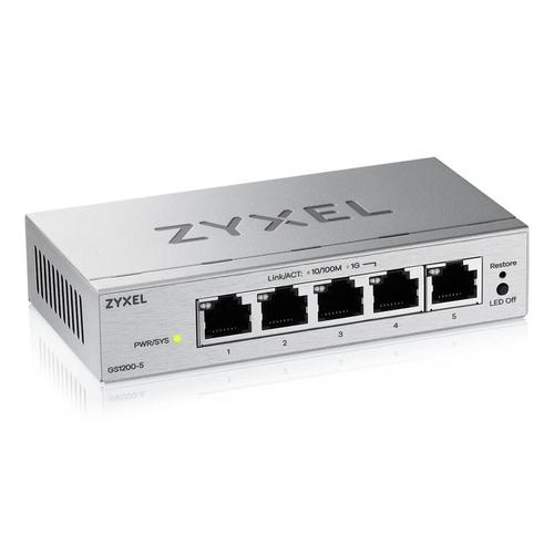 Zyxel GS1200-5V3 Managed L2 Gigabit Ethernet (10/100/1000) Desktop Grijs - Image 2