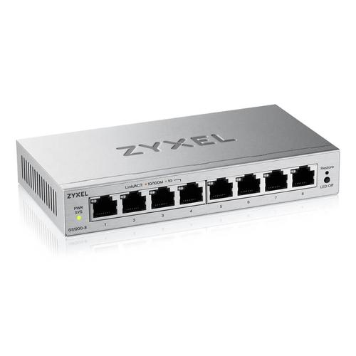 Zyxel GS1200-8V3 Managed L2 Gigabit Ethernet (10/100/1000) Desktop Grijs - Image 2