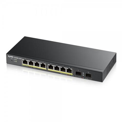Zyxel GS1900-8HP v3 PoE Managed L2 Gigabit Ethernet (10/100/1000) Power over Ethernet (PoE) Zwart - Image 1