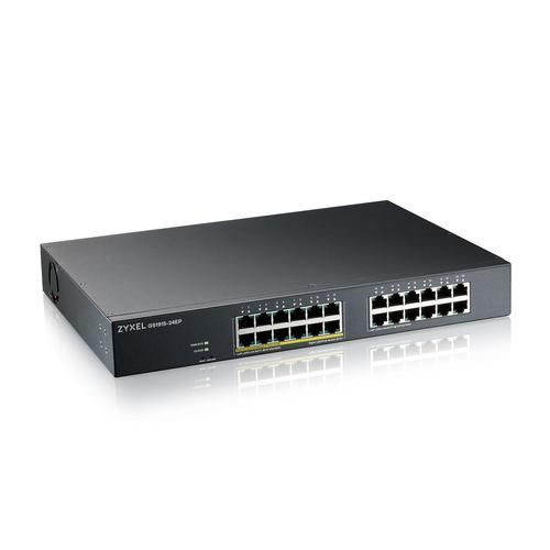 Zyxel GS1915-24EP Managed L2 Gigabit Ethernet (10/100/1000) Power over Ethernet (PoE) 1U Zwart - Image 1