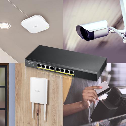 Zyxel GS1915-8EP Managed L2 Gigabit Ethernet (10/100/1000) Power over Ethernet (PoE) Zwart - Image 7