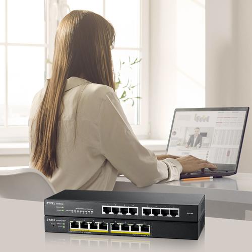 Zyxel GS1915-8EP Managed L2 Gigabit Ethernet (10/100/1000) Power over Ethernet (PoE) Zwart - Image 8